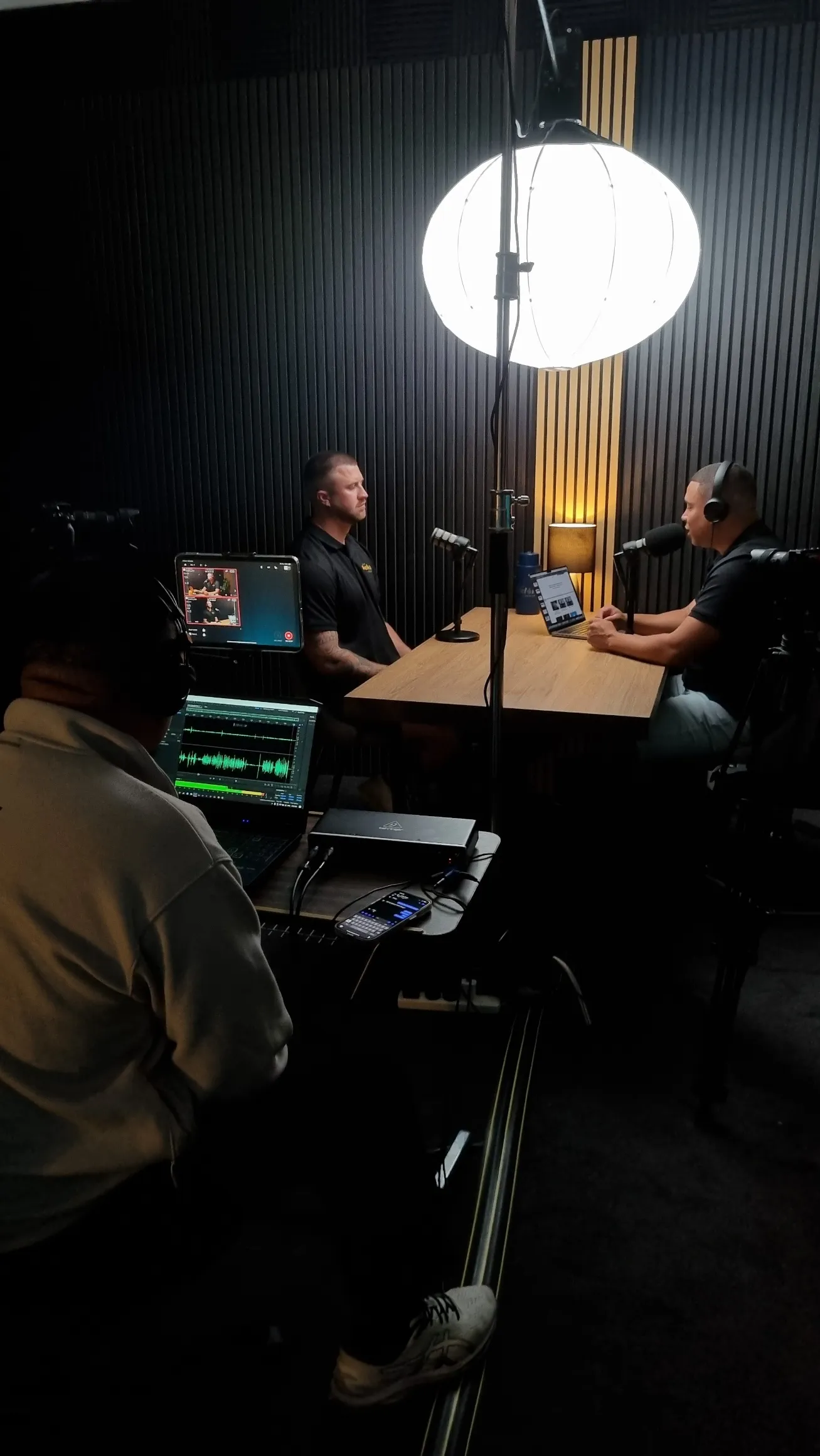 VV Podcast Studio gallery image showing the studio from the entry side